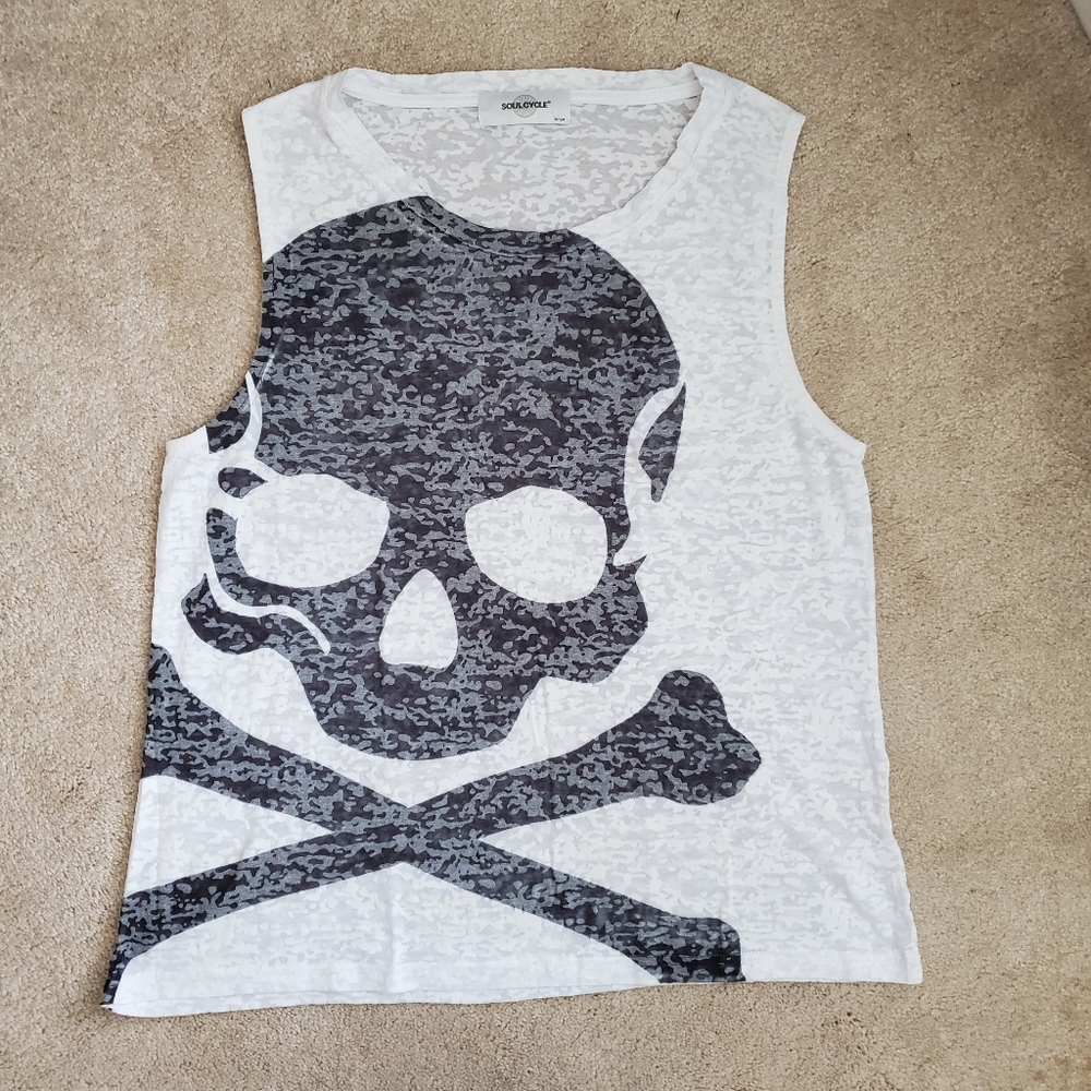 Soulcycle Skull Tank